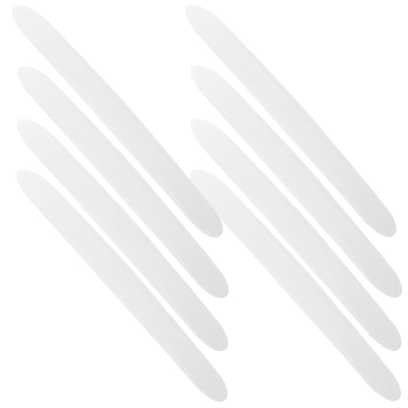 STRANDCHIC 8Pcs White Car Door Edge Guards Anti-Collision Bumper Protectors Easy Install Car Accessories