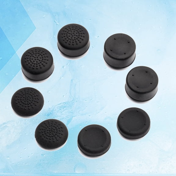 STRANDCHIC 8Pcs Controller Thumb Grips Silicone Joystick Caps for Gamers Prevent Wear and Tear