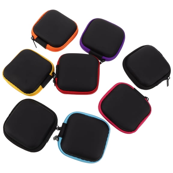 STRANDCHIC Eva Headset Storage Bag, Stylish and Durable Earbud Case 8Pcs