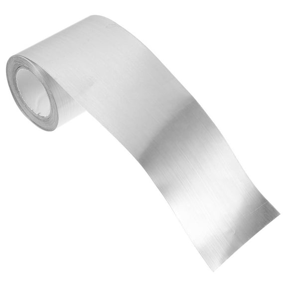 STRANDCHIC Moulding Wall Trim PVC Silver Wall Decor Modern Design 1 Roll