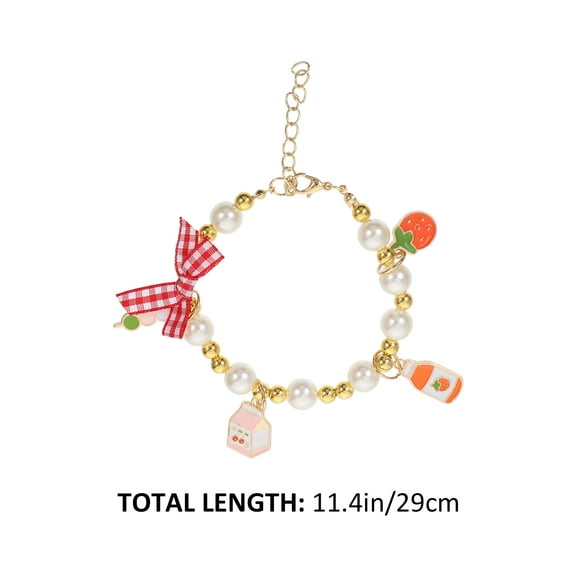 STRANDCHIC Adjustable Cat Collars Small Pet Collars Comfortable Cloth Material Assorted Colors Decorative and