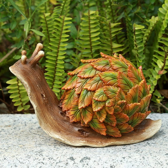 STRANDCHIC Animal Statue Snail Figurines Multi Desktop Decoration Holiday 1Set