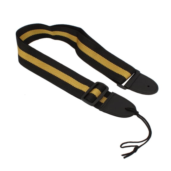 STRANDCHIC Adjustable Bass Guitar Strap in Assorted Colors, PU and Cotton, Comfortable Guitar Accessory