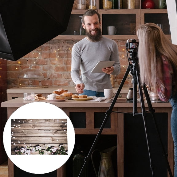 STRANDCHIC Creative Hanging Cloth Assorted Color Wood Grain for Photo Props Decor