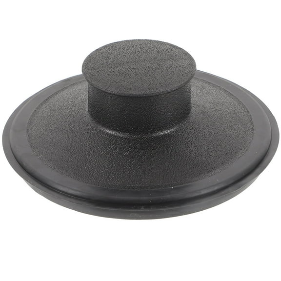 STRANDCHIC Black Plastic Kitchen Sink Drain Plug with and Noise Reduction, and Easy to Use