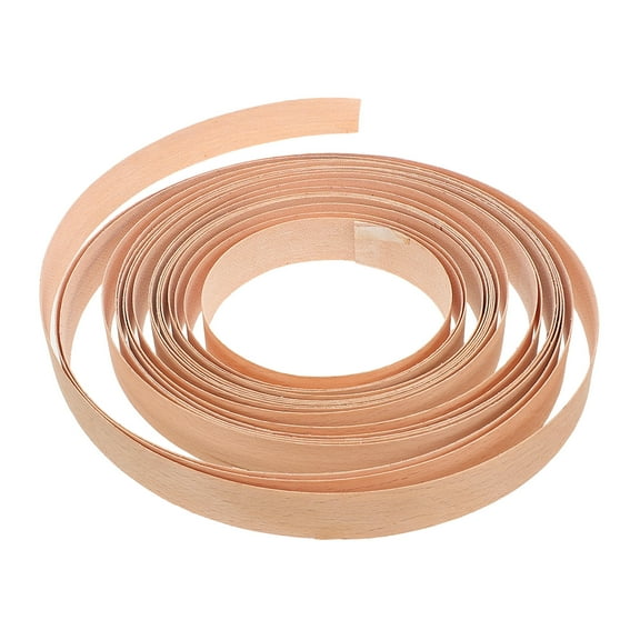 STRANDCHIC Beige Wood Trim Edging for Cabinets, and Easy to Apply, Perfect for Home Improvement and Furniture Decoration