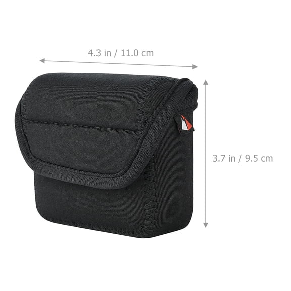 STRANDCHIC Portable Speaker Carrying Shell Black with Weather Resistant Protection for Wireless Speakers