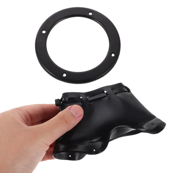 STRANDCHIC Black Marine Cable Protector with Flexible Opening for Boat Wiring and Electrical Wire