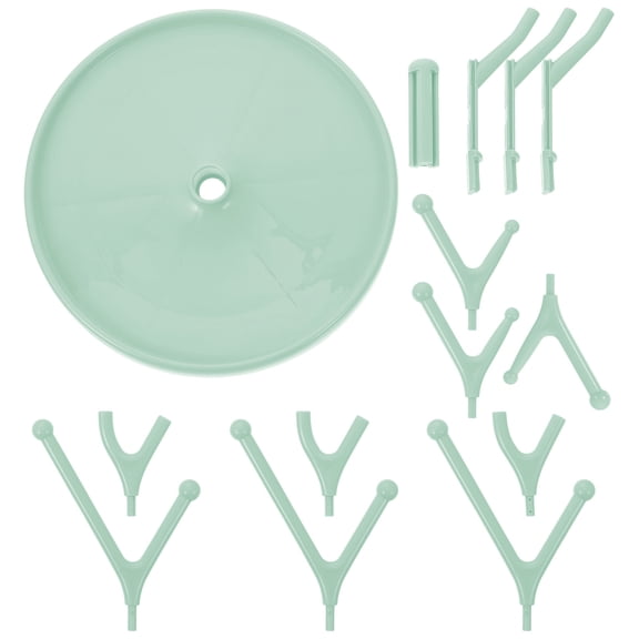 STRANDCHIC Glass Bottle Dryer Rack Bottle Drying Rack Green PP 1Pcs