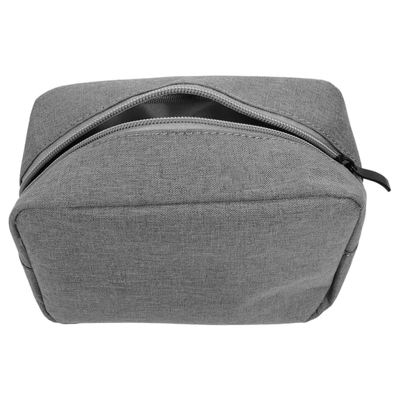 STRANDCHIC Oxford Cloth Grey Electronic Organizer Case with Smooth Zipper for Earphones and Gadgets
