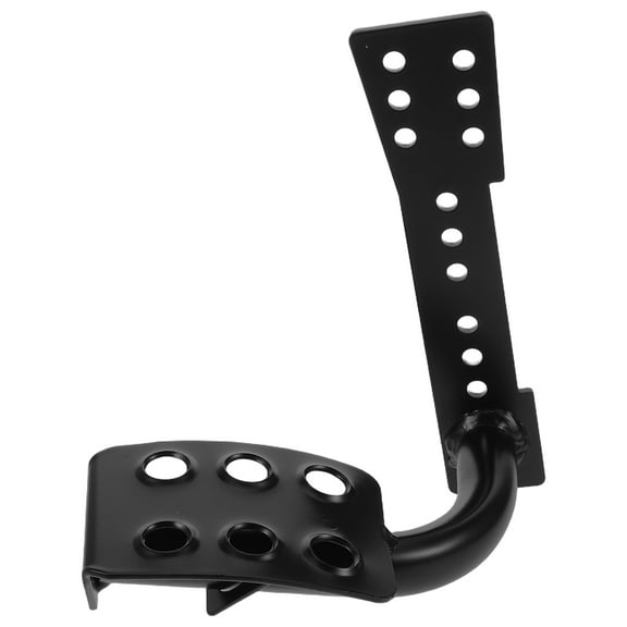 STRANDCHIC Black Stainless Steel Foot Rest Panel for Office Desk, Ergonomic Support, and Stylish, 1 Pack