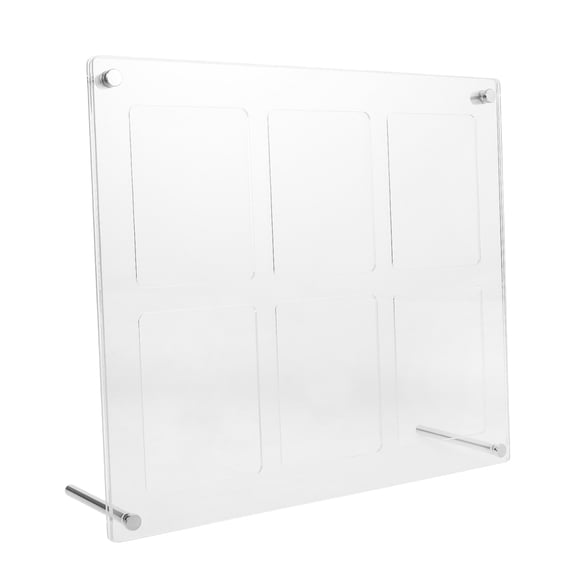 STRANDCHIC Acrylic Photo Frame Clear Transparent for Home Decor, 1 Pack, Picture Display Stand