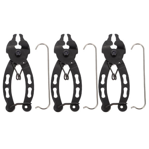 STRANDCHIC 3-Piece Bike Chain Repair Tool Set with Black Quick Release Link Opener and Closer for Easy Maintenance
