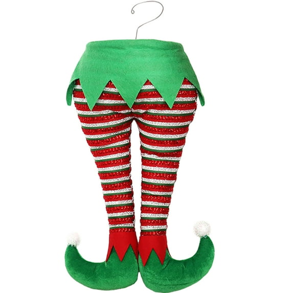 STRANDCHIC Multi-Color Fabric Hanging Ornament for Christmas Tree Holiday Decoration and Festive Home Decor