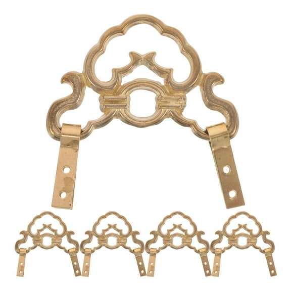 STRANDCHIC Metal Photo Hooks Chinese Style Brass 5Pcs