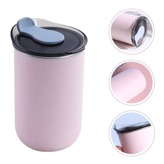 STRANDCHIC White Household Coffee Cup with Lid Classic Design Daily Use Drink Cup