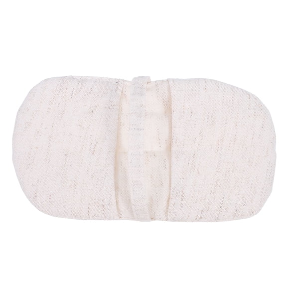 STRANDCHIC Cotton Linen Oven Mitt Beige Non-Slip Grip for Kitchen Safety