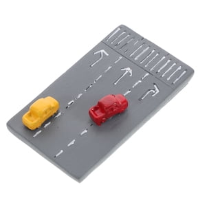 STRANDCHIC Multi-Color Resin Landscape Traffic Road Model for Dollhouse, Sand Table, Miniature Scenery Decoration