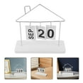 thumbnail image 1 of STRANDCHIC Perpetual Desk Calendar Metal Decorative Office Desktop Ornament for Home and Work Desk, 1 of 8