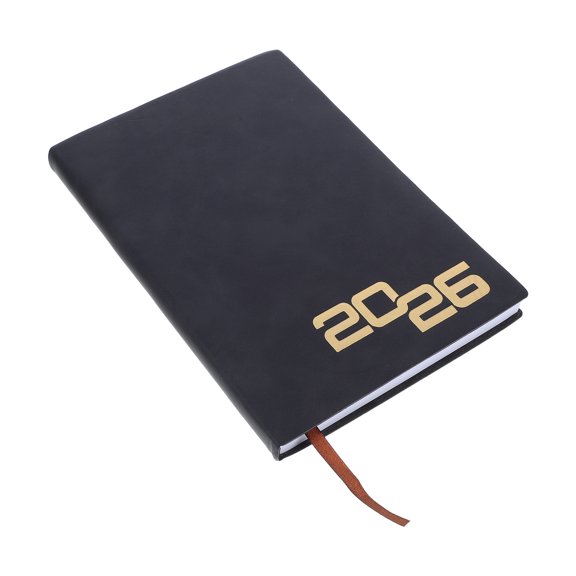 STRANDCHIC 2026 Daily Planner Notebook with Faux Cover Portable Organizer for Writing and Scheduling