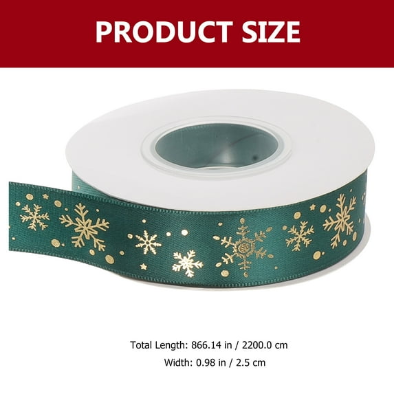 STRANDCHIC Christmas Ribbon for Xmas Tree and Home Decoration with Assorted Colors and Easy Use Design