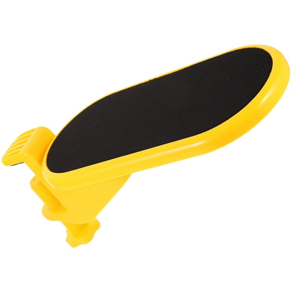 STRANDCHIC Yellow Desk Armrest for Computer Wrist and Elbow Support, Lightweight Ergonomic Office Accessory