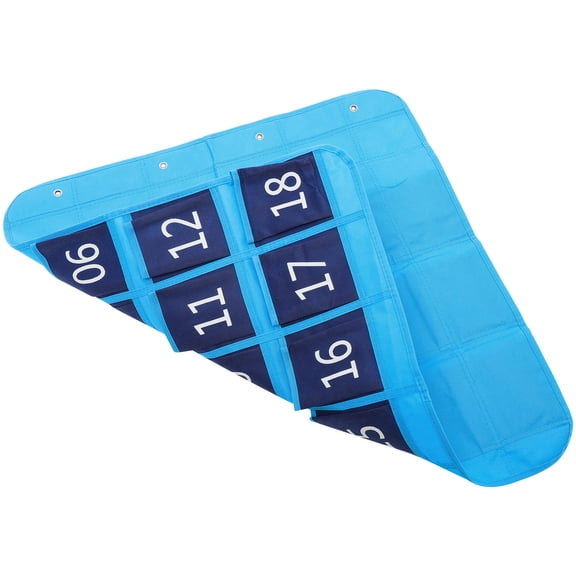 STRANDCHIC Hanging Classroom Organizer Pocket Chart with Numbered Pockets for Phone Storage