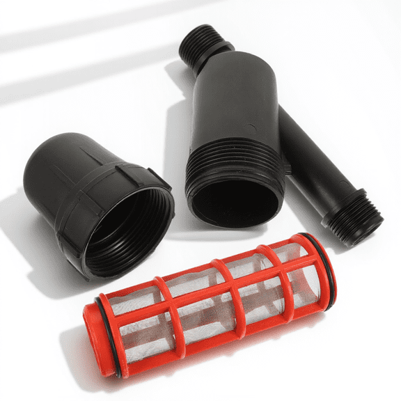 STRANDCHIC Drip Irrigation Filter System for Gardening Equipment Water Saving Irrigation Black 1 Set
