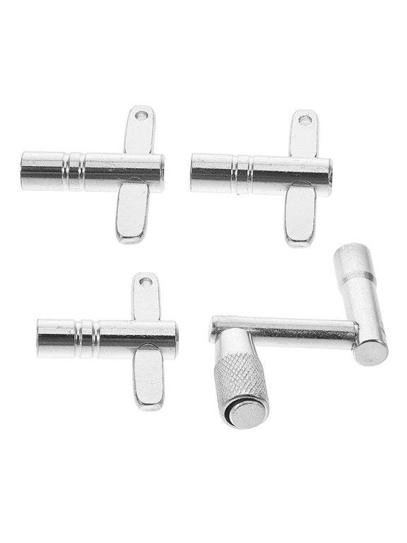 Drum Keys For Tuning Drums Silver Metal Keychain For Beginners Performance 1 Set 1pc Type 3pcs