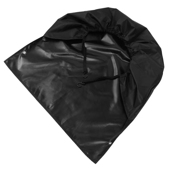 STRANDCHIC Black Oxford Cloth Tire Cover Protector for Car Wheels and Outdoor Use