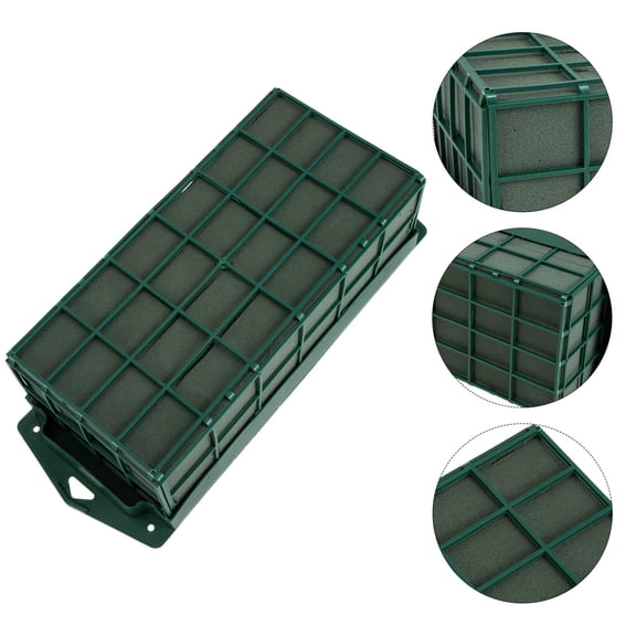 STRANDCHIC Floral Arrangement Tool Flower Foams Cage Green for Home Use Simple and Practical Design