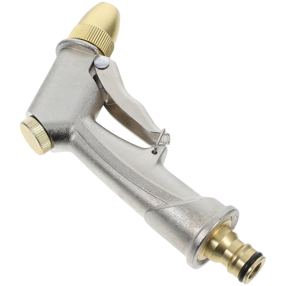 STRANDCHIC Durable Silver Car Washer High Pressure Sprayer with One Hand Operation for Washing and Watering