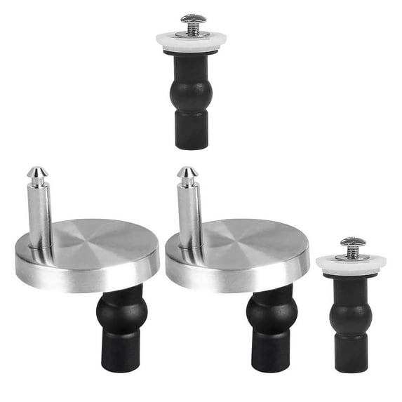 STRANDCHIC 4Pcs Quick Release Toilet Seat Hinges Accessories with Expanding Screws in Assorted Colors