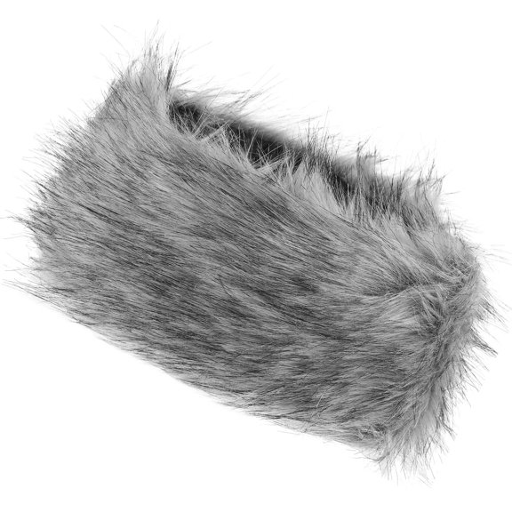 STRANDCHIC Athletic Ear Warmer Headband Headband Grey with Black Tips 1Pack