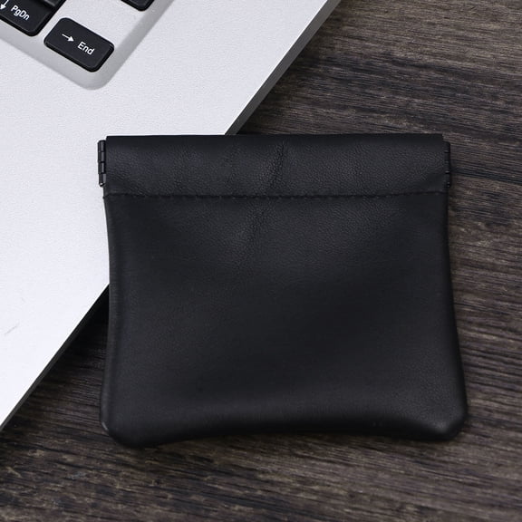 STRANDCHIC Black Headphone Carrying Bag with Automatic Closure for Earphone and Earbud Storage