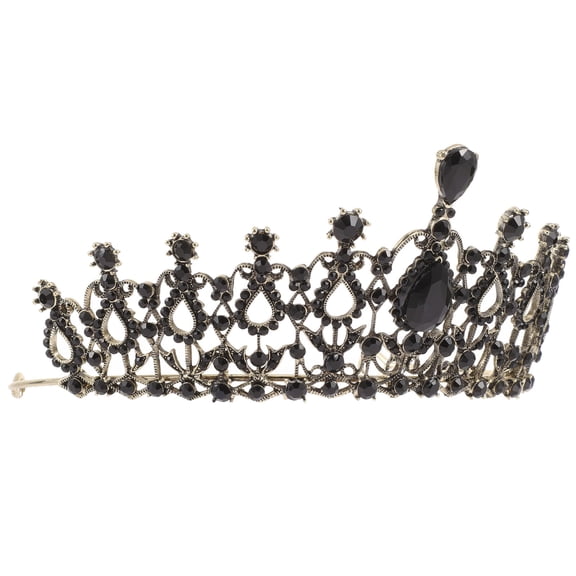 STRANDCHIC Elegant Black Bridal Alloy Hairpiece for Weddings, Parties, Festivals and Special Occasions - 1 Piece