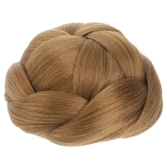 STRANDCHIC Elegant Decent Look Chignon Hair Piece Synthetic Braided Hair Bun for Women Travel Friendly 1Pack
