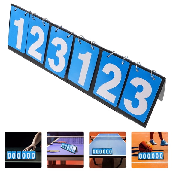 STRANDCHIC Scoreboard for Basketball and Tennis with Easy-to-Turn Pages, Portable and Lightweight Design