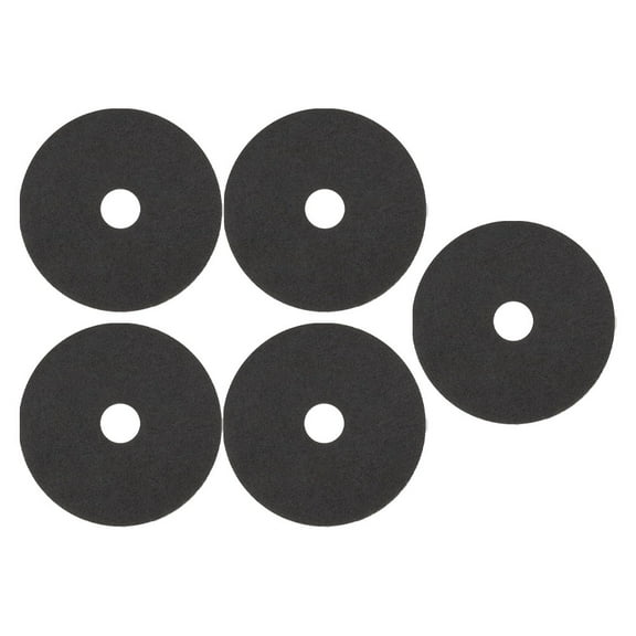 STRANDCHIC Floor Polishing Pad Black Microfiber for Concrete Marble and Granite Cleaning