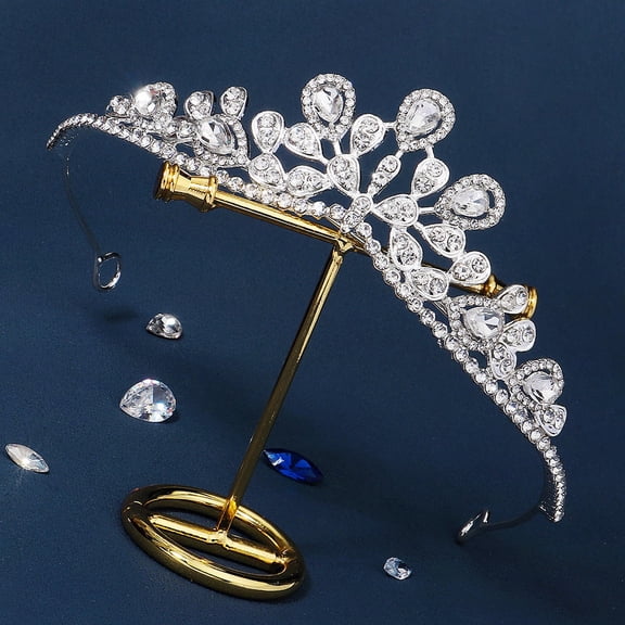 STRANDCHIC Bridal Rhinestone Wedding Headpiece Hair Accessory for Women, Elegant Sparkling Design, 1 Piece
