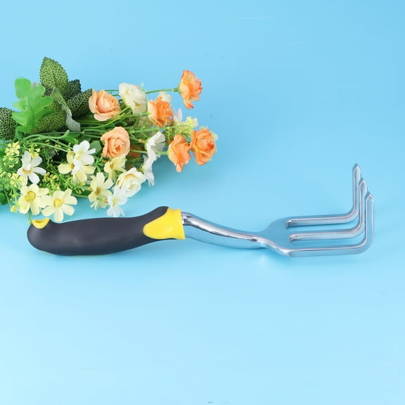 STRANDCHIC Gardening Tool Rake Silver Aluminum Alloy 1Pack