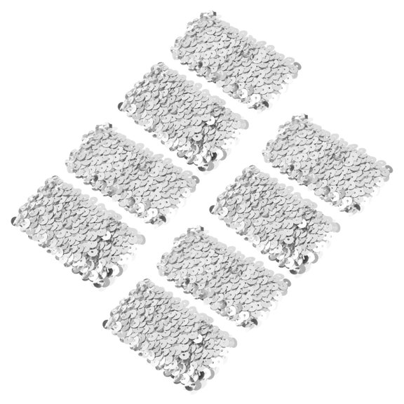 STRANDCHIC Sequin Cuff Bracelet, ce Accessories for Home 8Pcs