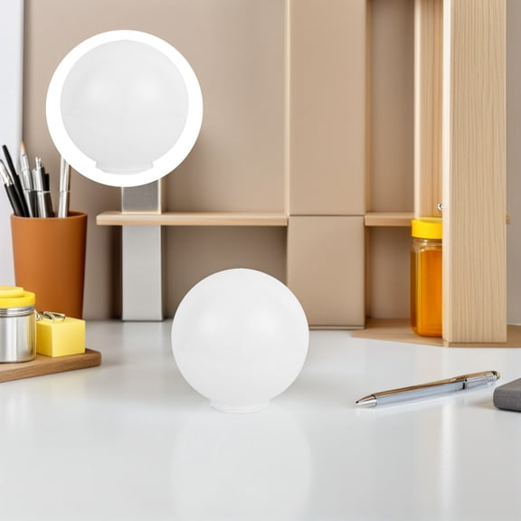 STRANDCHIC Outdoor Acrylic Lampshade White Ball Shaped for Decoration