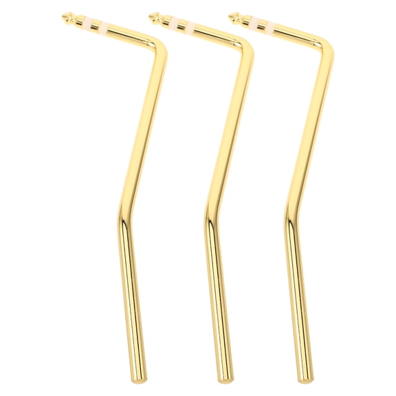 STRANDCHIC 3Pcs Guitar Tremolo Arm Bar Golden Whammy Bar with High Vibrato Effect