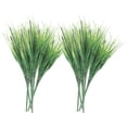 thumbnail image 1 of STRANDCHIC Green Artificial Grass Decorative Plastic Fake Plants for Flower Arranging and Home Decor, Set, 1 of 6