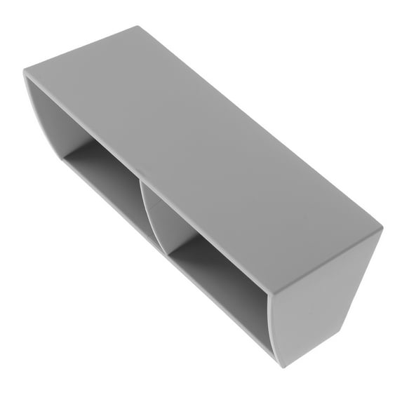 STRANDCHIC Multifunctional Grey Tea Chest Organizer for Home, Kitchen, Coffee Shops, and Office Storage