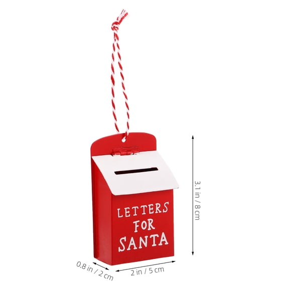 STRANDCHIC Christmas Mailbox Decoration Set with Assorted Hanging Ornaments for Festive Outdoor Holiday Mailbox Display