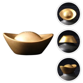 STRANDCHIC Wealth Figurine Brass Wealth Symbol Traditional Design Golden 1Set