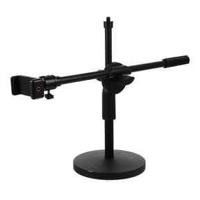 STRANDCHIC Black Overhead Phone Mount for Filming and Live Broadcast with Metal Construction