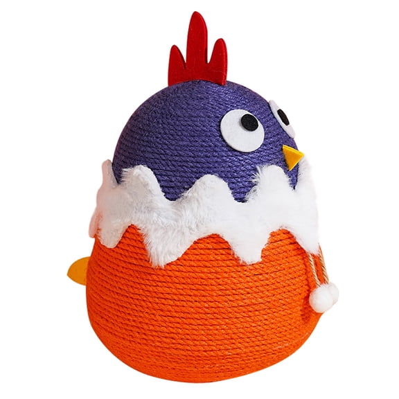 STRANDCHIC Sisal Cat Corner Scratcher with Tumbler Design Assorted Color for Indoor Cat Activity